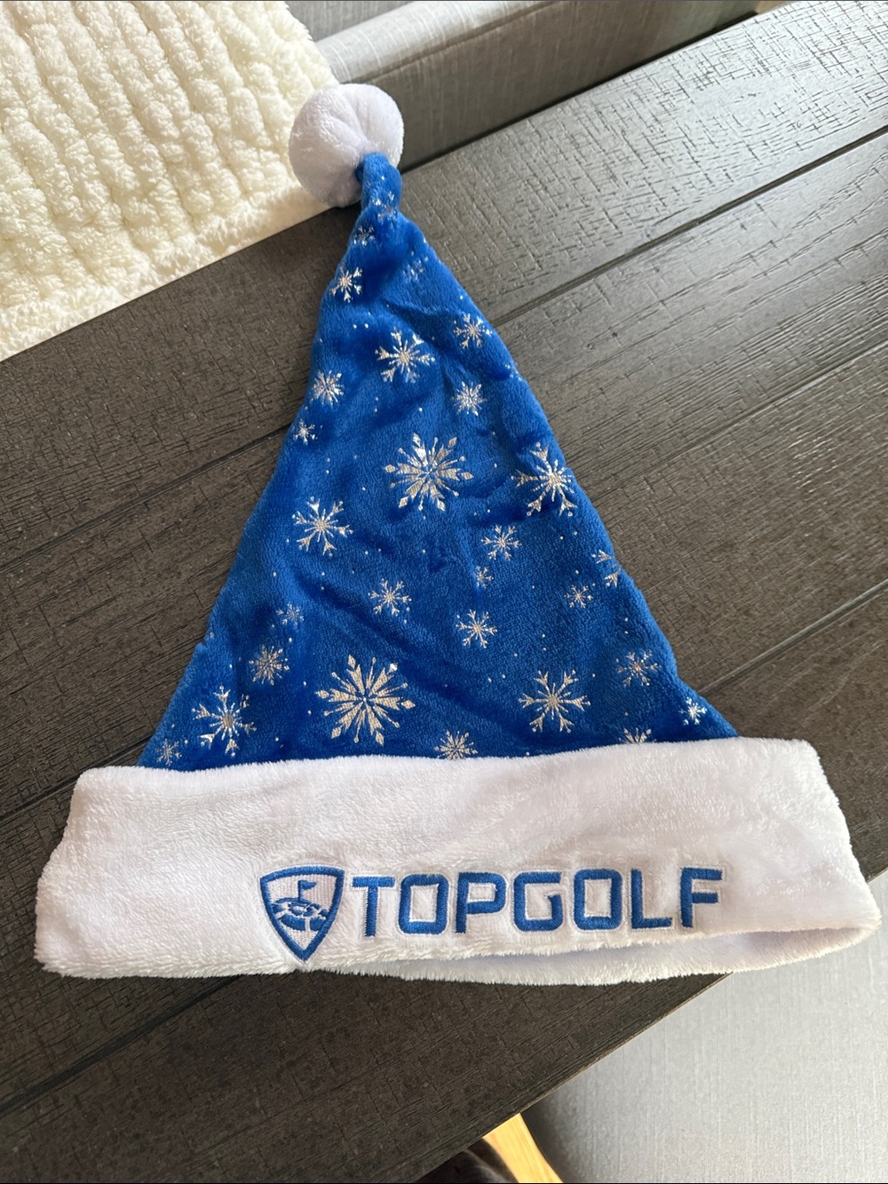 Topgolf Blue Snowflake Holiday Hat